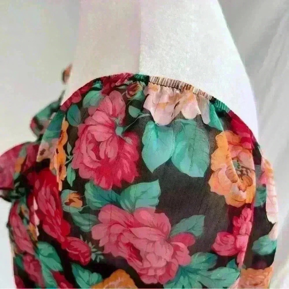 Peach Love California floral bodysuit. - Picture 5 of 11